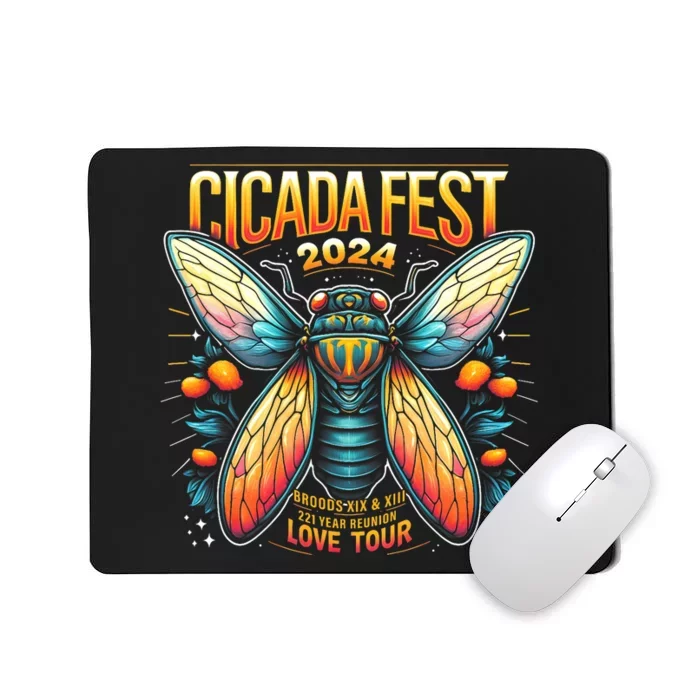 Entomology Cicada Fest 2024 Broods Xix & Xiii Love Mousepad