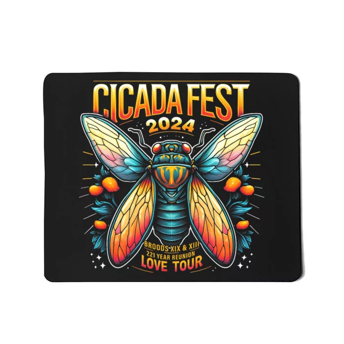 Entomology Cicada Fest 2024 Broods Xix & Xiii Love Mousepad