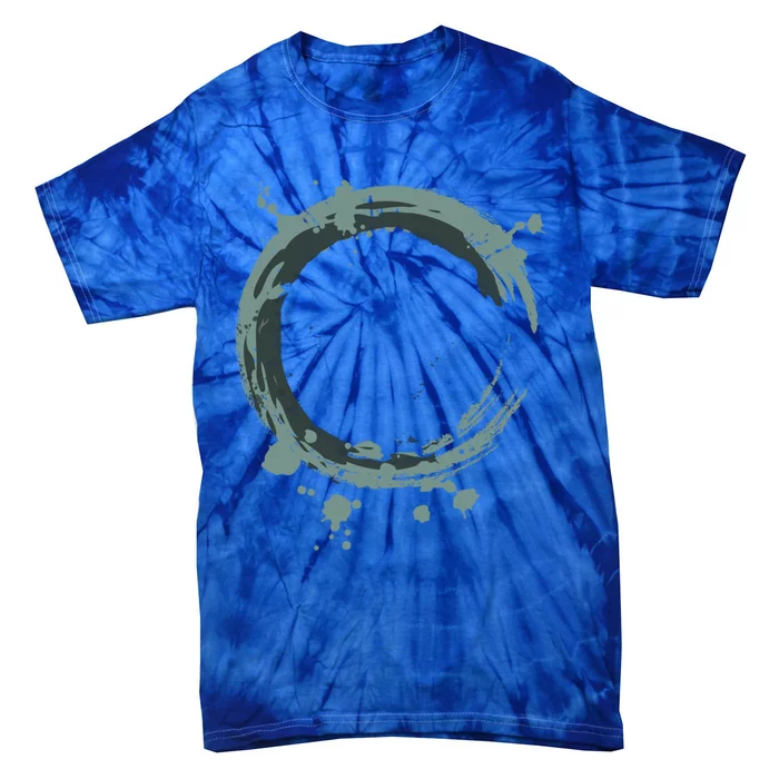 Enso Circle Funny Gift Zen Circle Funny Gift Buddhism Yoga Spiritual Karma Gift Tie-Dye T-Shirt