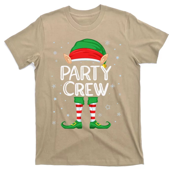 Elf Costume For Funny & Funny Christmas Party Crew T-Shirt