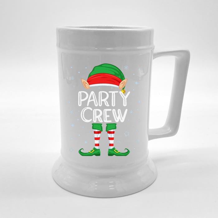 Elf Costume For Funny & Funny Christmas Party Crew Front & Back Beer Stein