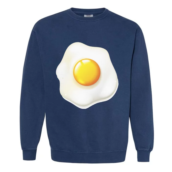 Egg Costume Funny Christmas Halloween Egg Garment-Dyed Sweatshirt