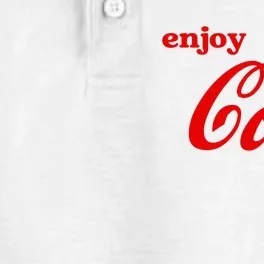 Enjoy Cock Funny Parody Logo Gift Dry Zone Grid Performance Polo