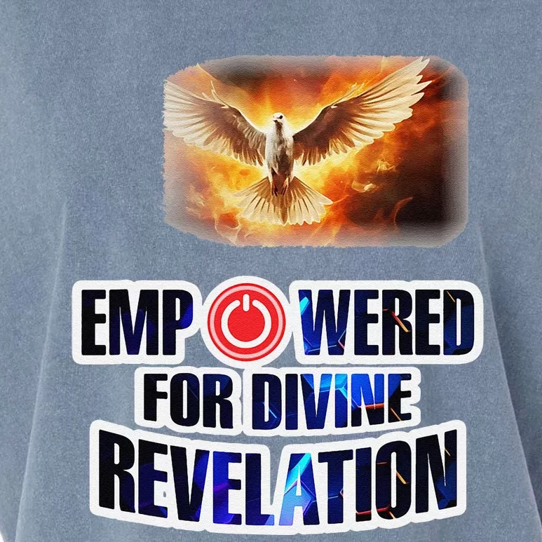 Empowered Christian For Divine Revelation Christian Garment-Dyed Women's Muscle Tee