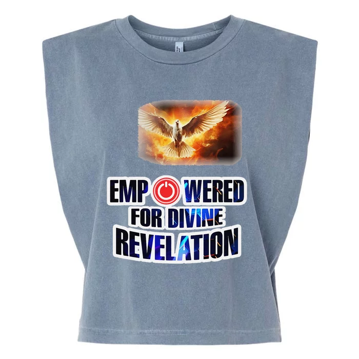 Empowered Christian For Divine Revelation Christian Garment-Dyed Women's Muscle Tee