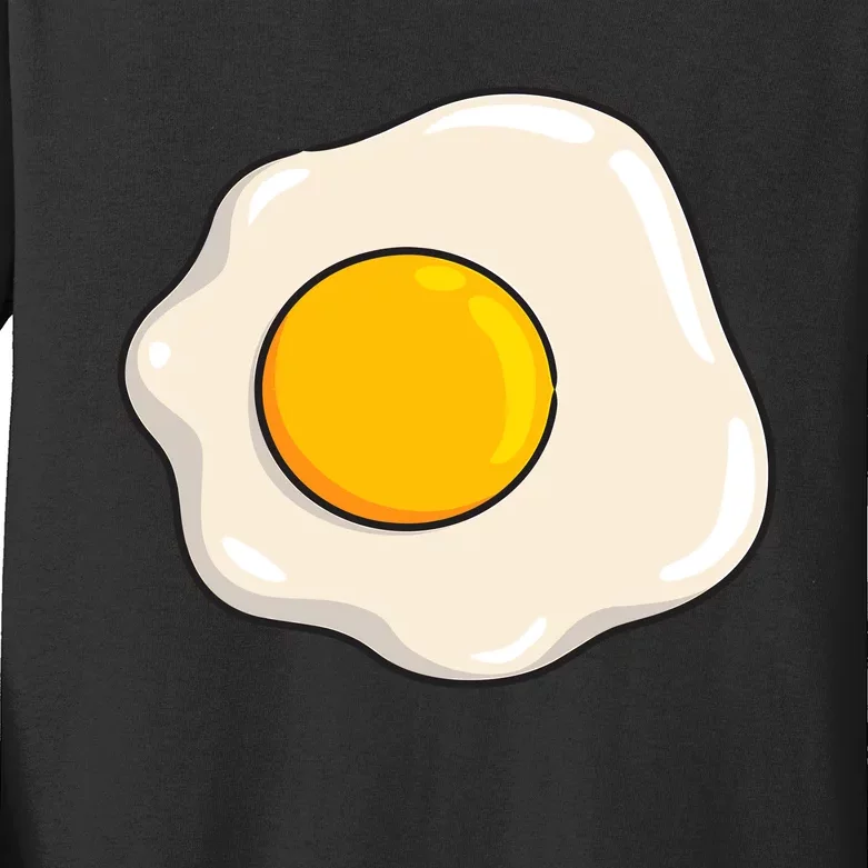 Egg Costume Funny Christmas Halloween Egg Kids Long Sleeve Shirt