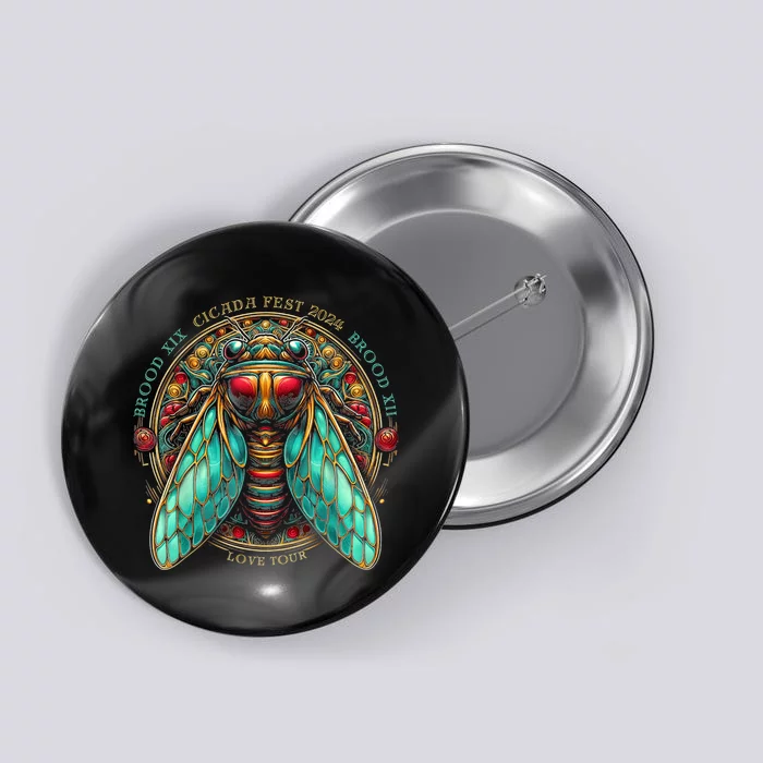 Entomology Cicada Fest 2024 Broods Xix & Xiii Love Button