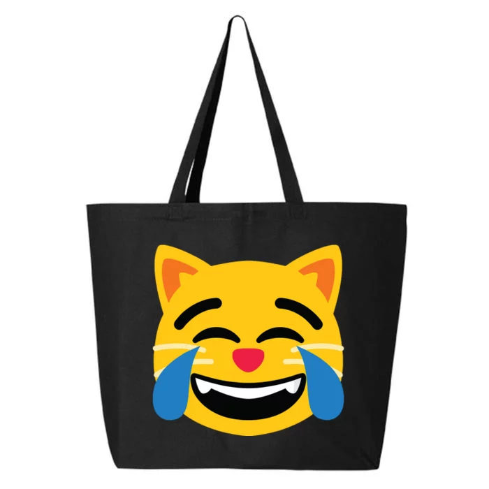 Emoticon Cat Face With Tears Of Joy 25L Jumbo Tote