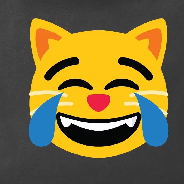 Emoticon Cat Face With Tears Of Joy Zip Tote Bag