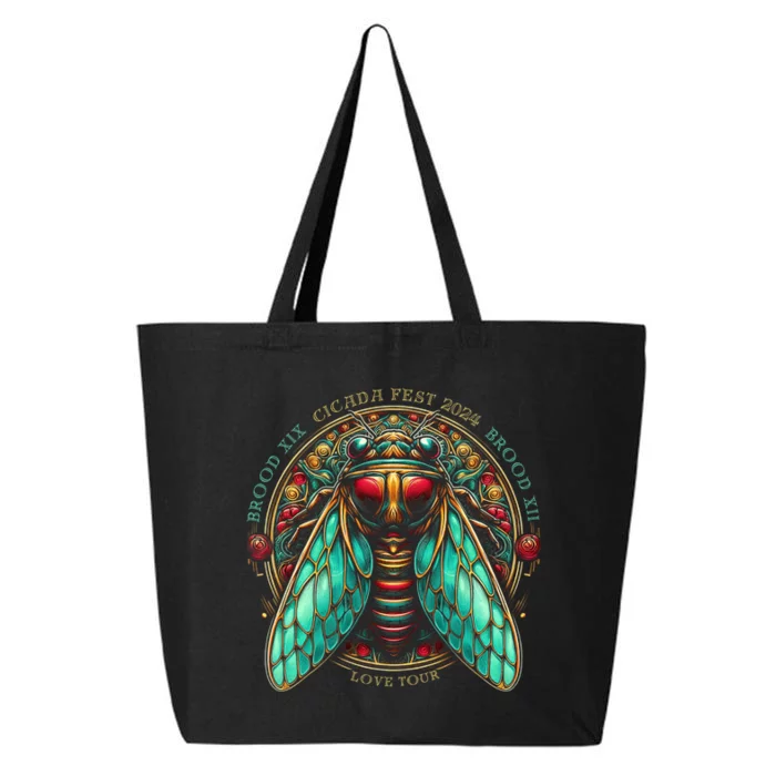 Entomology Cicada Fest 2024 Broods Xix & Xiii Love 25L Jumbo Tote