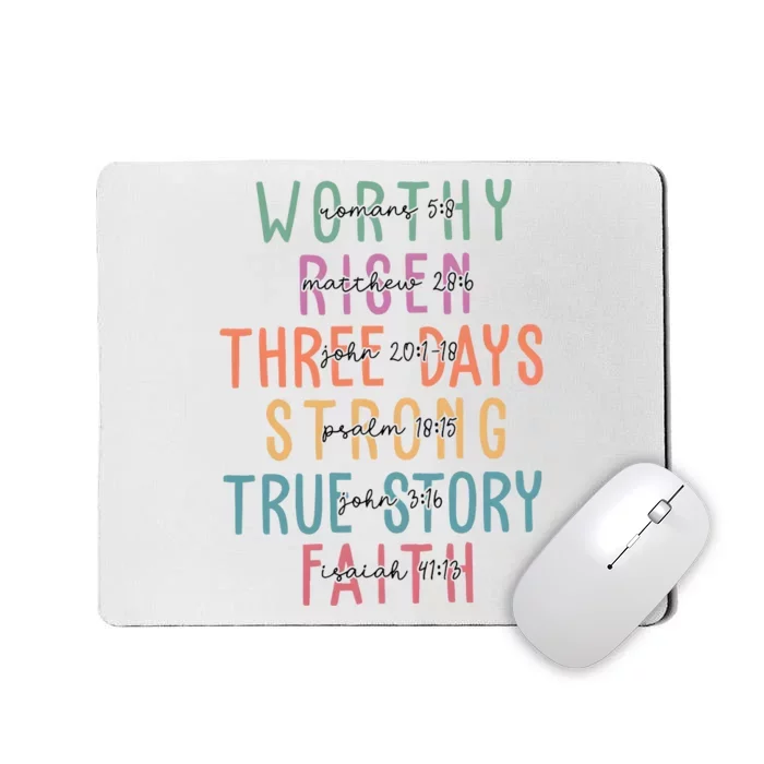 Easter Christian Family A Lot Can Happen Mousepad