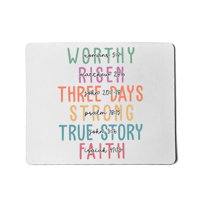 Easter Christian Family A Lot Can Happen Mousepad