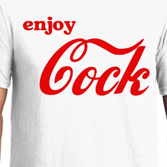 Enjoy Cock Funny Parody Logo Pajama Set