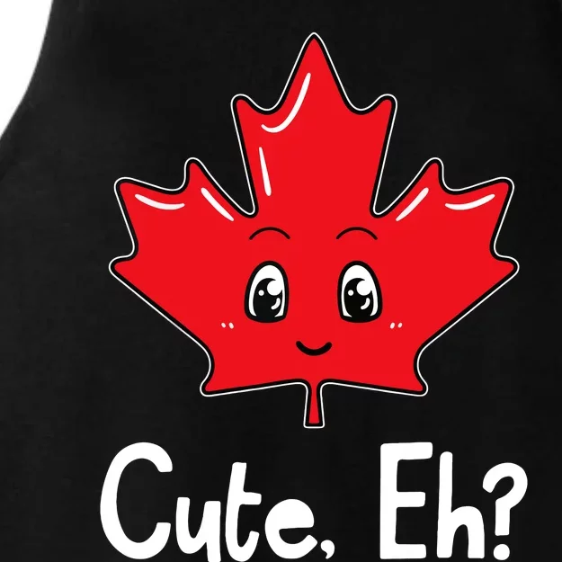 Eh Canadian Flag Maple Leaf Funny Canada Souvenir Tourist Ladies Tri-Blend Wicking Tank