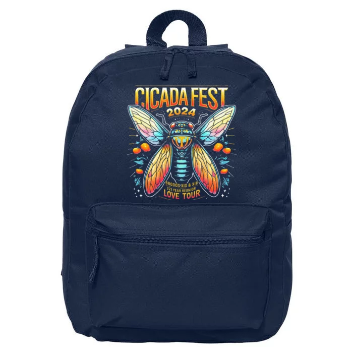 Entomology Cicada Fest 2024 Broods Xix & Xiii Love Tou.R Gift 16 in Basic Backpack