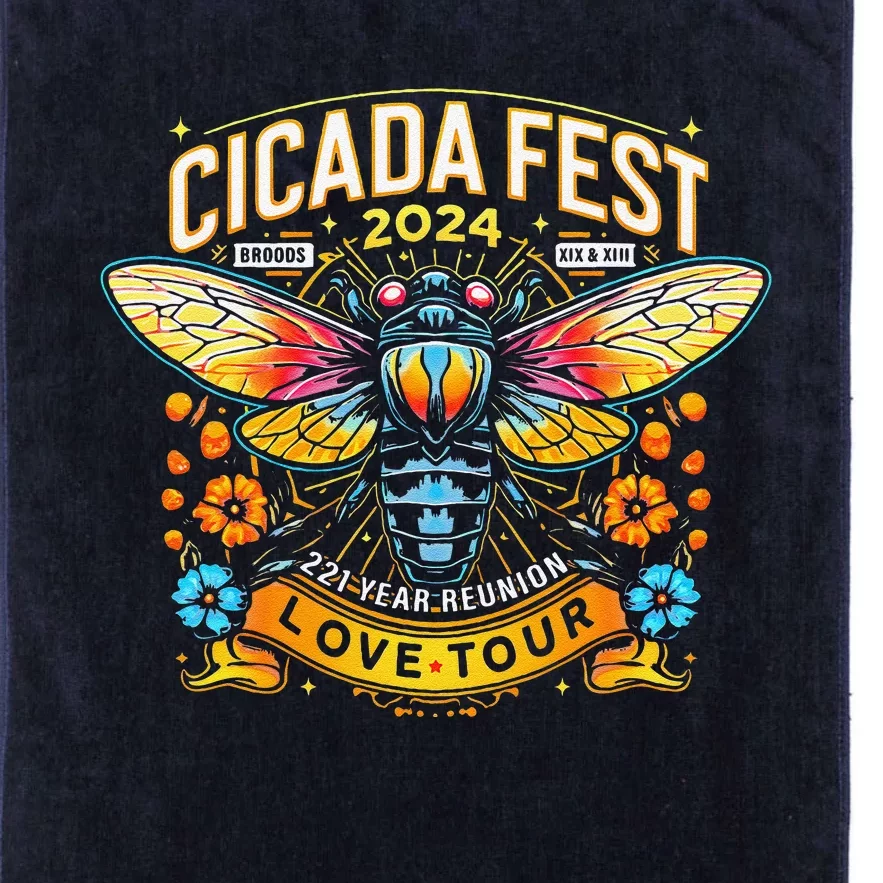 Entomology Cicada Fest 2024 Broods Xix & Xiii Love Tou.R Platinum Collection Golf Towel