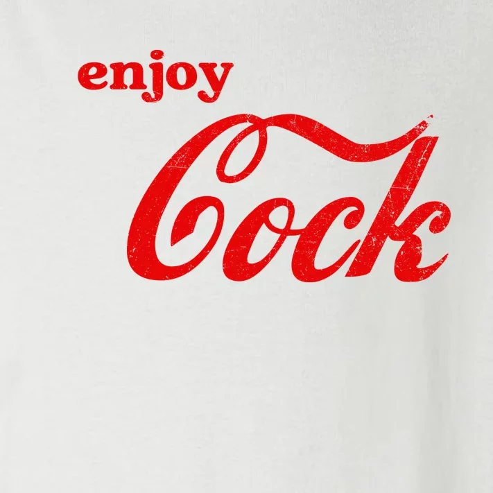 Enjoy Cock Funny Parody Logo Gift Toddler Long Sleeve Shirt