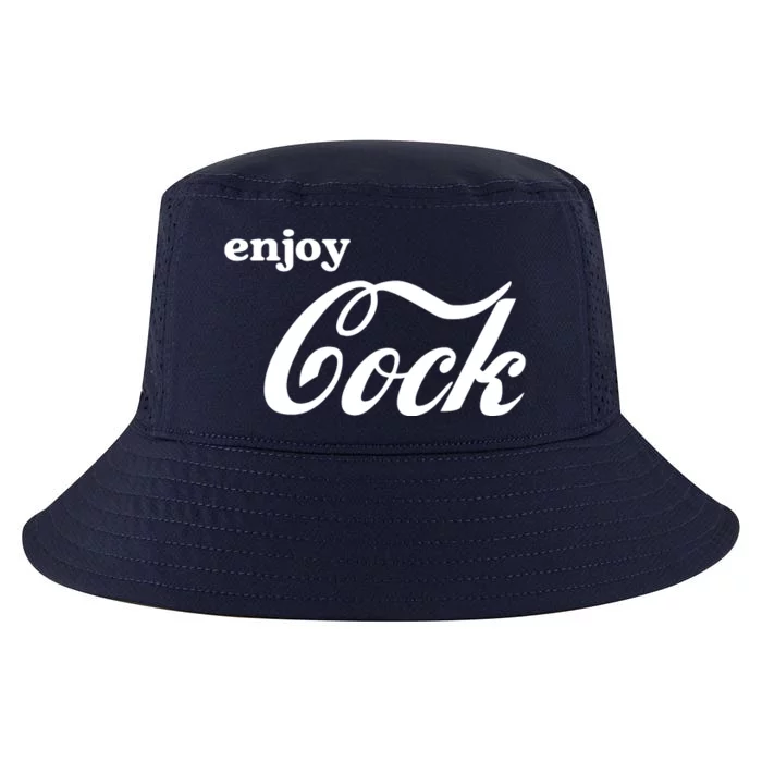 Enjoy Cock Funny Parody Logo Gift Cool Comfort Performance Bucket Hat