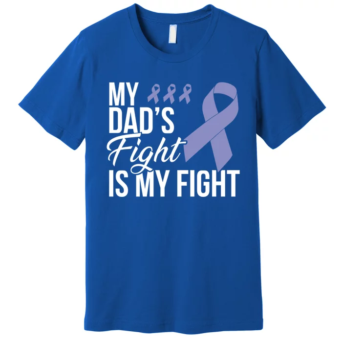 Esophageal Cancer Fight Cancer Ribbon Great Gift Premium T-Shirt