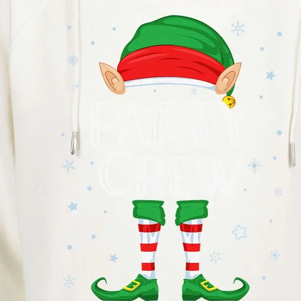 Elf Costume For Funny & Funny Christmas Party Crew Womens Funnel Neck Pullover Hood