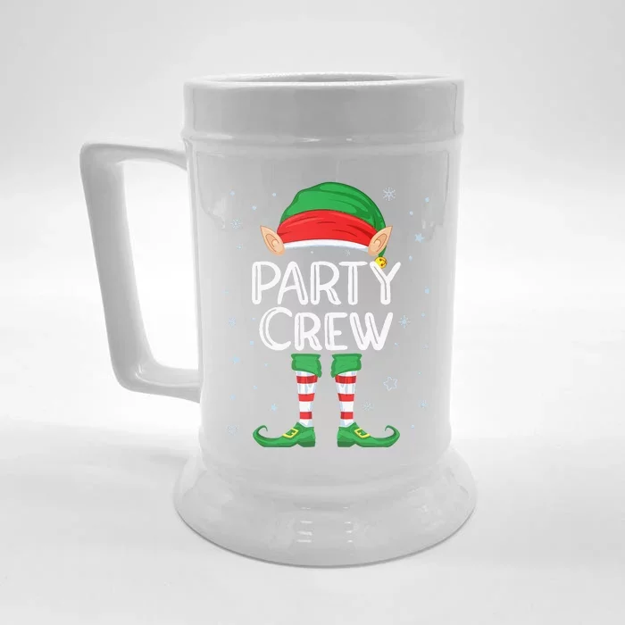 Elf Costume For Funny & Funny Christmas Party Crew Front & Back Beer Stein