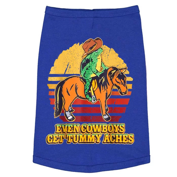 Even Cowboys Get Tummy Aches Horse Vintage Doggie Tank