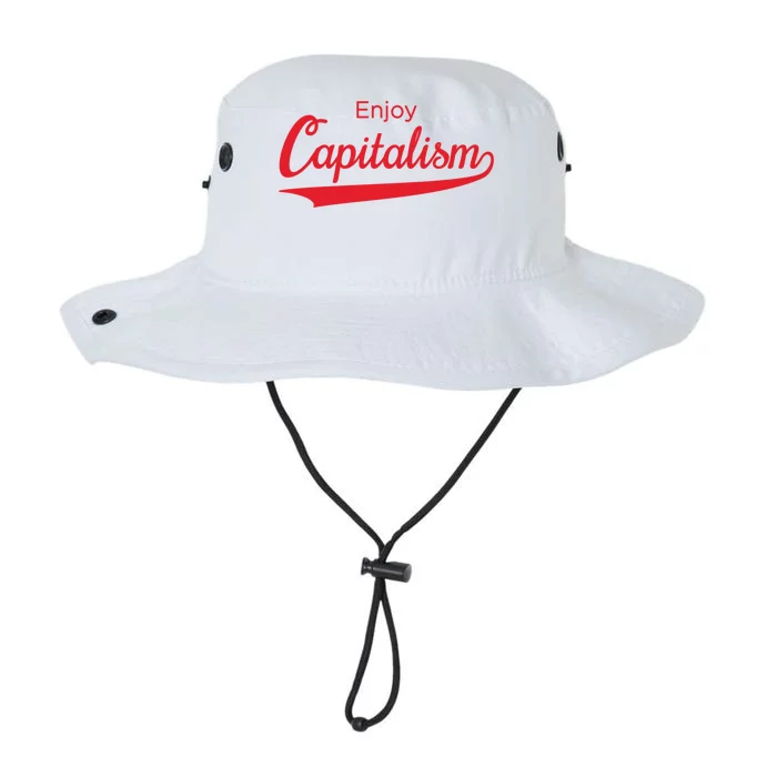 Enjoy Capitalism Gift Libertarian Conservative Gift Legacy Cool Fit Booney Bucket Hat