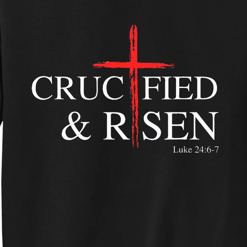 Easter Christian He Is Risen Sun Resurrection Sweatshirt