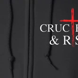 Easter Christian He Is Risen Sun Resurrection Full Zip Hoodie