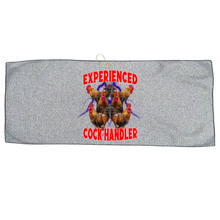 Experienced Cock Handler Fighter Funny Large Microfiber Waffle Golf Towel