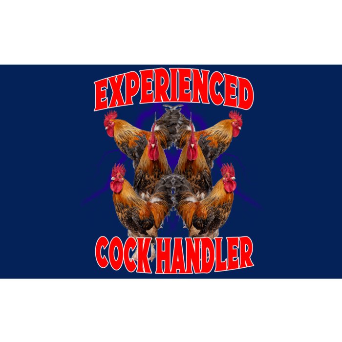 Experienced Cock Handler Fighter Funny Bumper Sticker