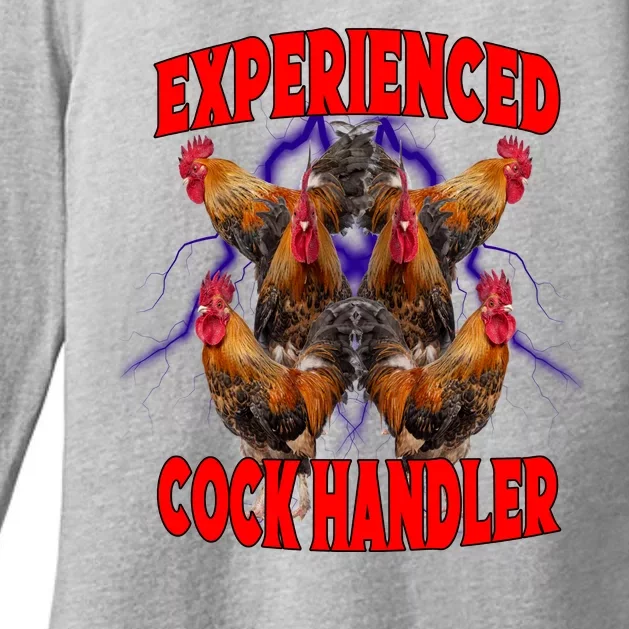 Experienced Cock Handler Fighter Funny Womens CVC Long Sleeve Shirt