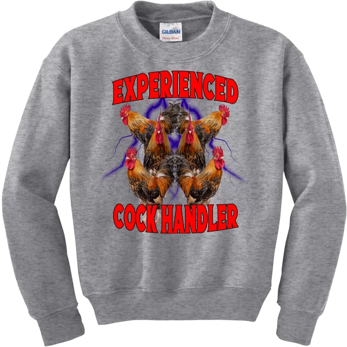 Experienced Cock Handler Fighter Funny Kids Sweatshirt