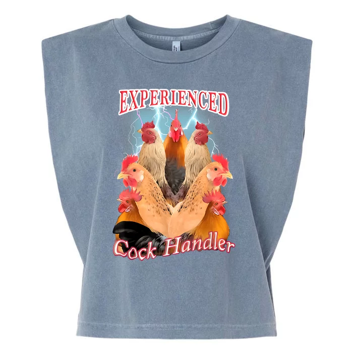 Experienced Cock Handler Garment-Dyed Women's Muscle Tee