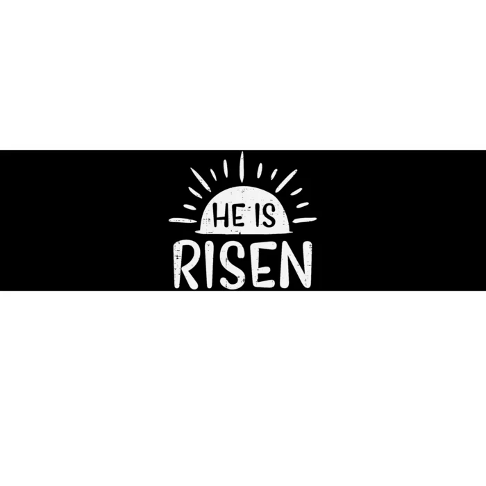 Easter Christian He Is Risen Sun Resurrection Bumper Sticker