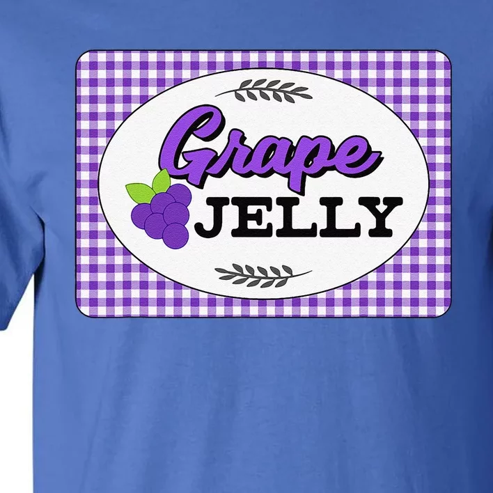 Easy Couples Halloween Costumes Grape Jelly Costume Tall T-Shirt