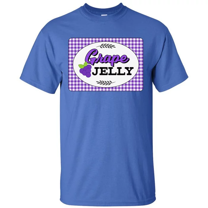 Easy Couples Halloween Costumes Grape Jelly Costume Tall T-Shirt