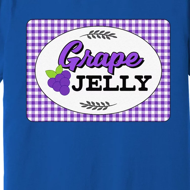 Easy Couples Halloween Costumes Grape Jelly Costume Premium T-Shirt