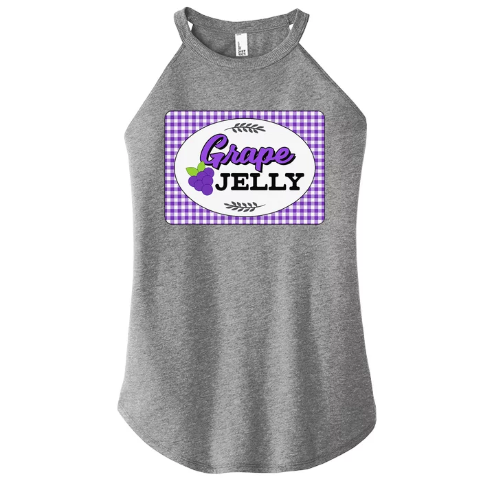 Easy Couples Halloween Costumes Grape Jelly Costume Women’s Perfect Tri Rocker Tank