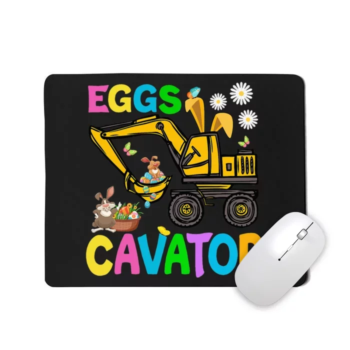 Eggs Cavator Happy Easter Excavator Hunting Egg Funny Mousepad