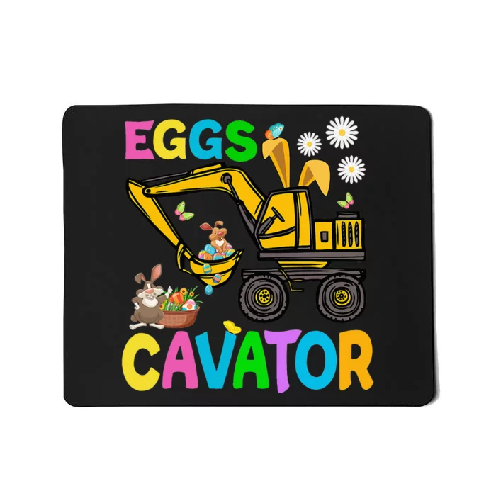 Eggs Cavator Happy Easter Excavator Hunting Egg Funny Mousepad