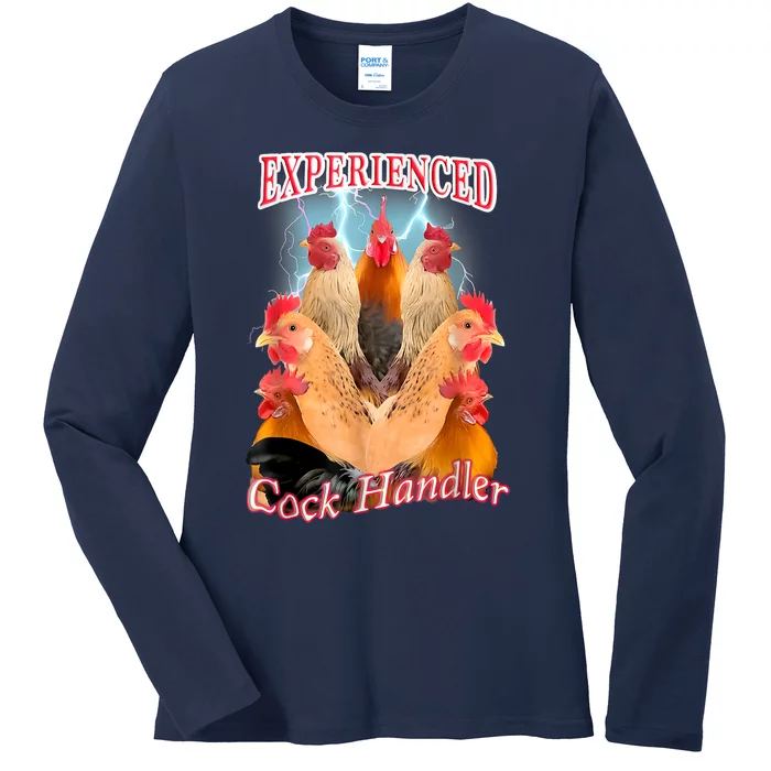 Experienced Cock Handler Ladies Long Sleeve Shirt