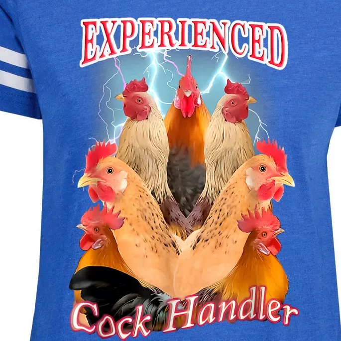 Experienced Cock Handler Enza Ladies Jersey Football T-Shirt