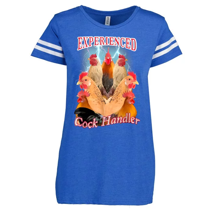 Experienced Cock Handler Enza Ladies Jersey Football T-Shirt