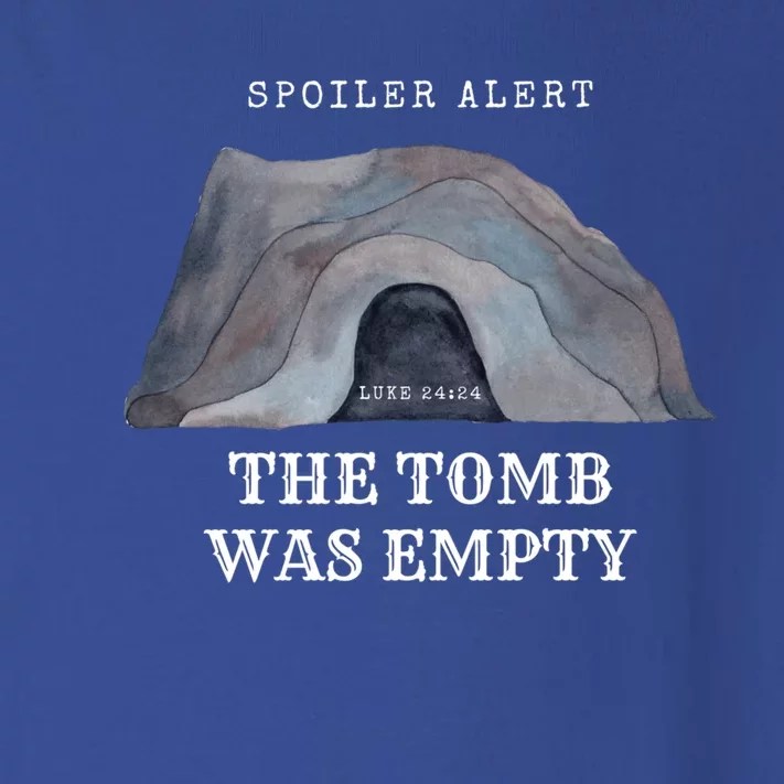 Easter Christian He Is Risen Spoiler Alert The Tomb Is Empty Gift Toddler Long Sleeve Shirt