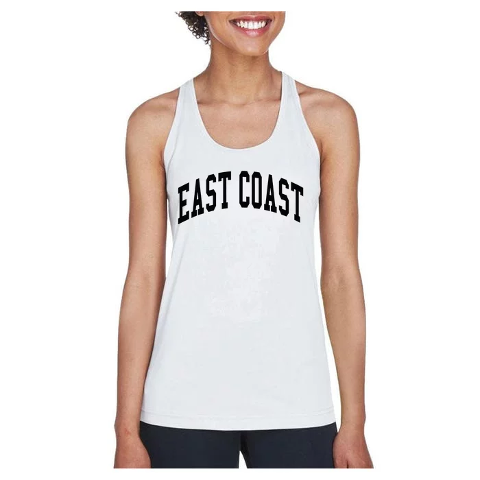 East Coast Hip Hop Rap Women's Racerback Tank