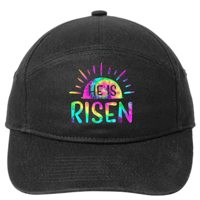 Easter Christian He Is Risen Sun Resurrection 7-Panel Snapback Hat