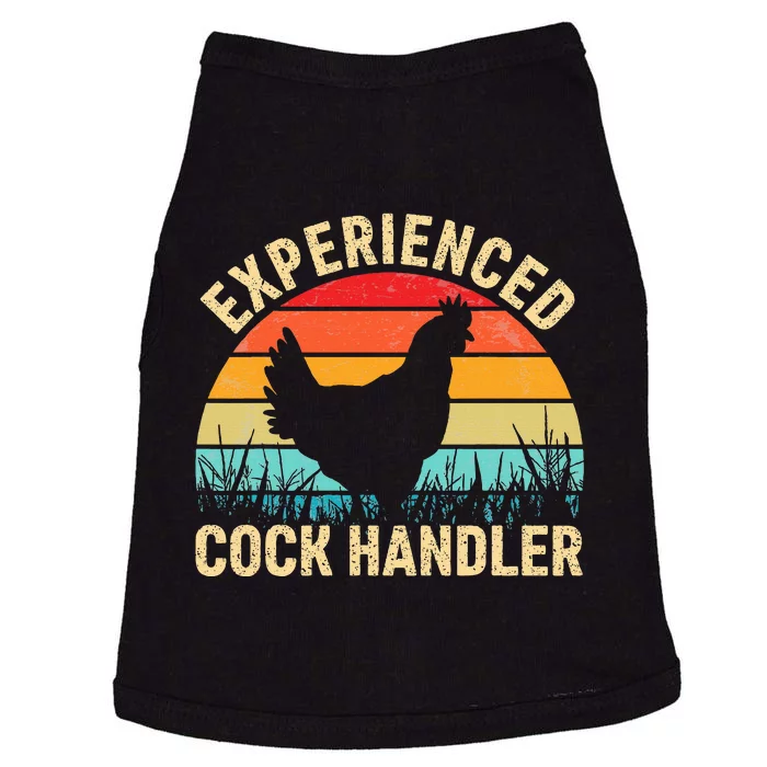 Experienced Cock Handler Funny Chicken Doggie Tank