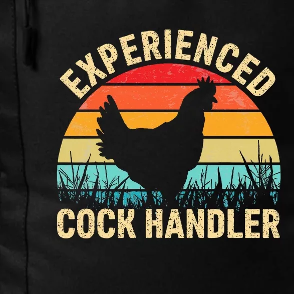 Experienced Cock Handler Funny Chicken Daily Commute Backpack