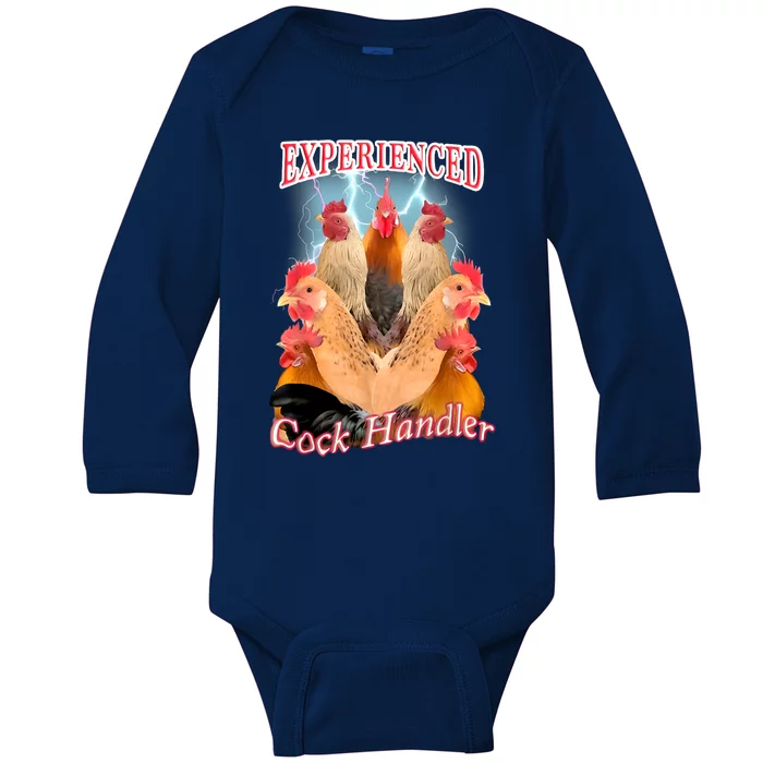 Experienced Cock Handler Baby Long Sleeve Bodysuit